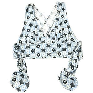 Urban Small Babydoll Top Halter Cropped Indie Boho Hippie 70s Checkered Phoenix